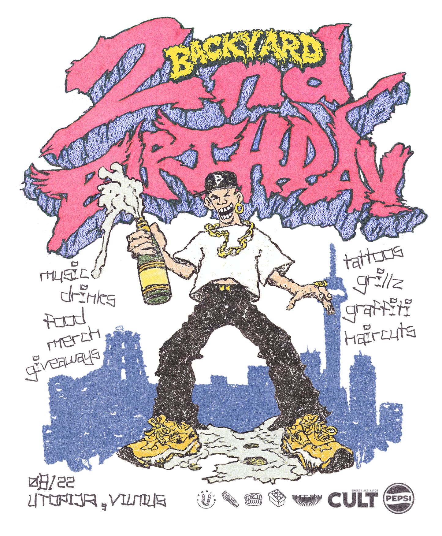 BACKYARD 2ND BIRTHDAY TEE