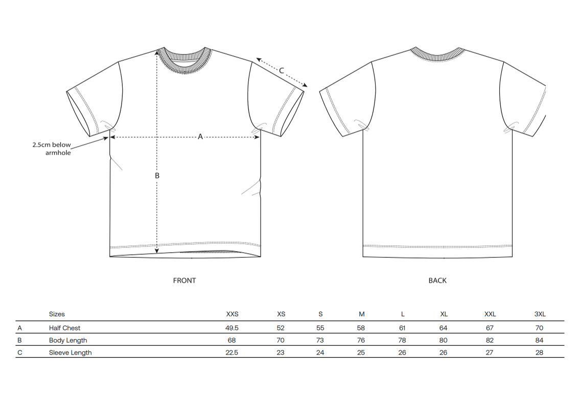 BACKYARD MUSIC TEE - WHITE