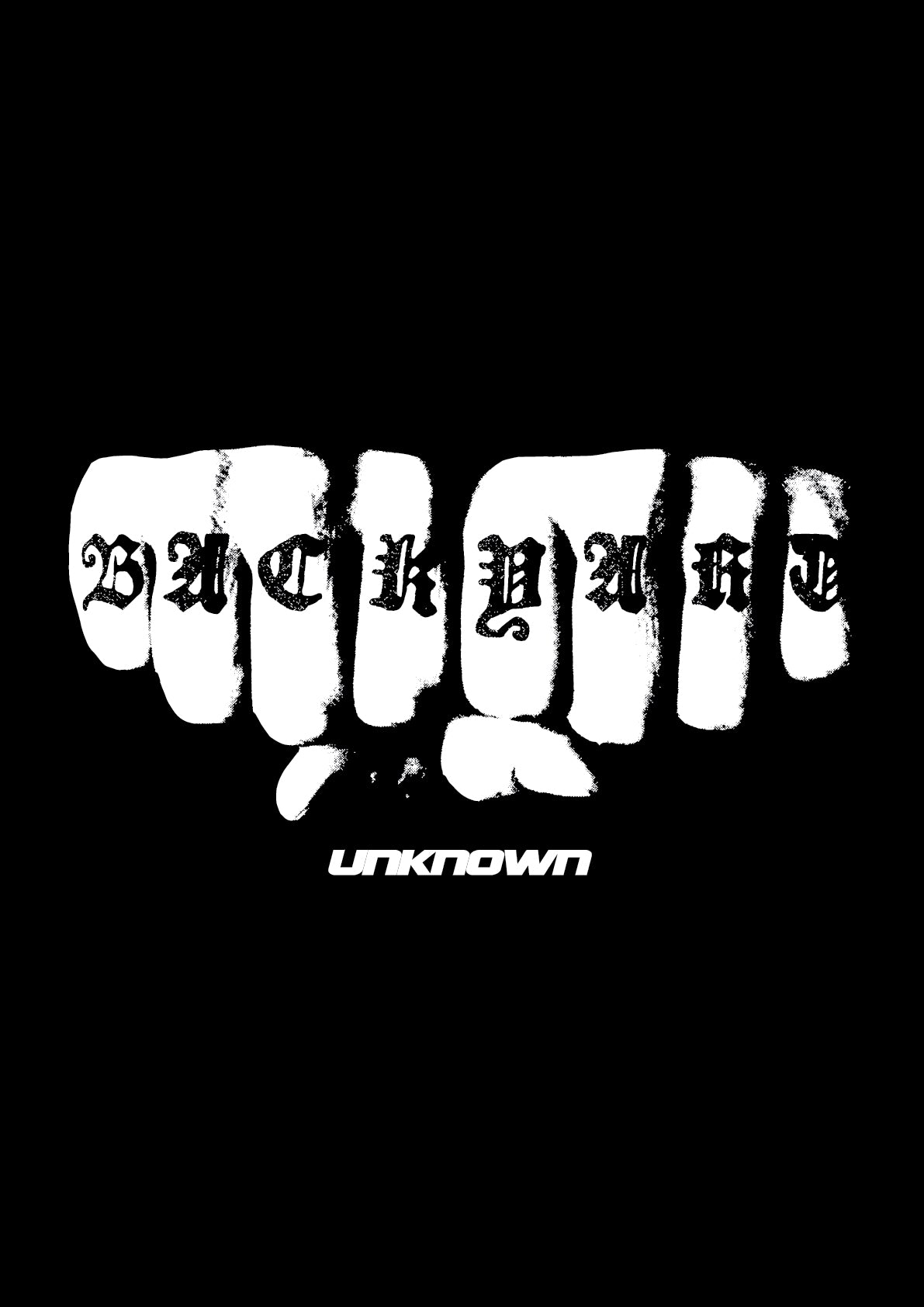 BACKYARD X UNKNOWN LONDON KNUCKLES A2 POSTER