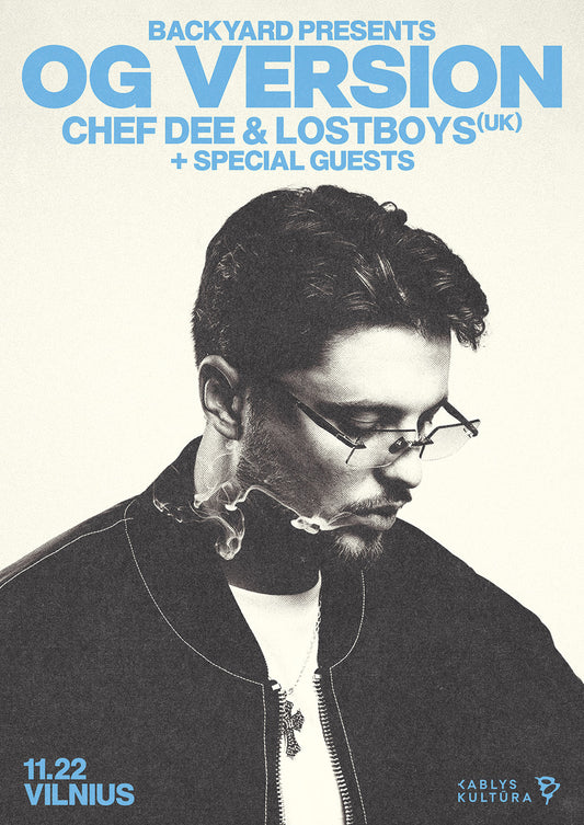 BACKYARD / OG VERSION, CHEF DEE & LOSTBOYS A2 POSTER