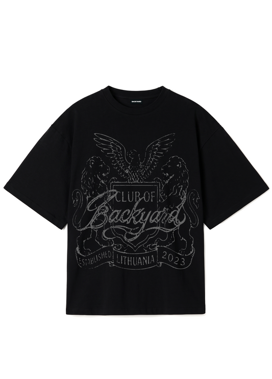 CLUB OF BACKYARD TEE - BLACK