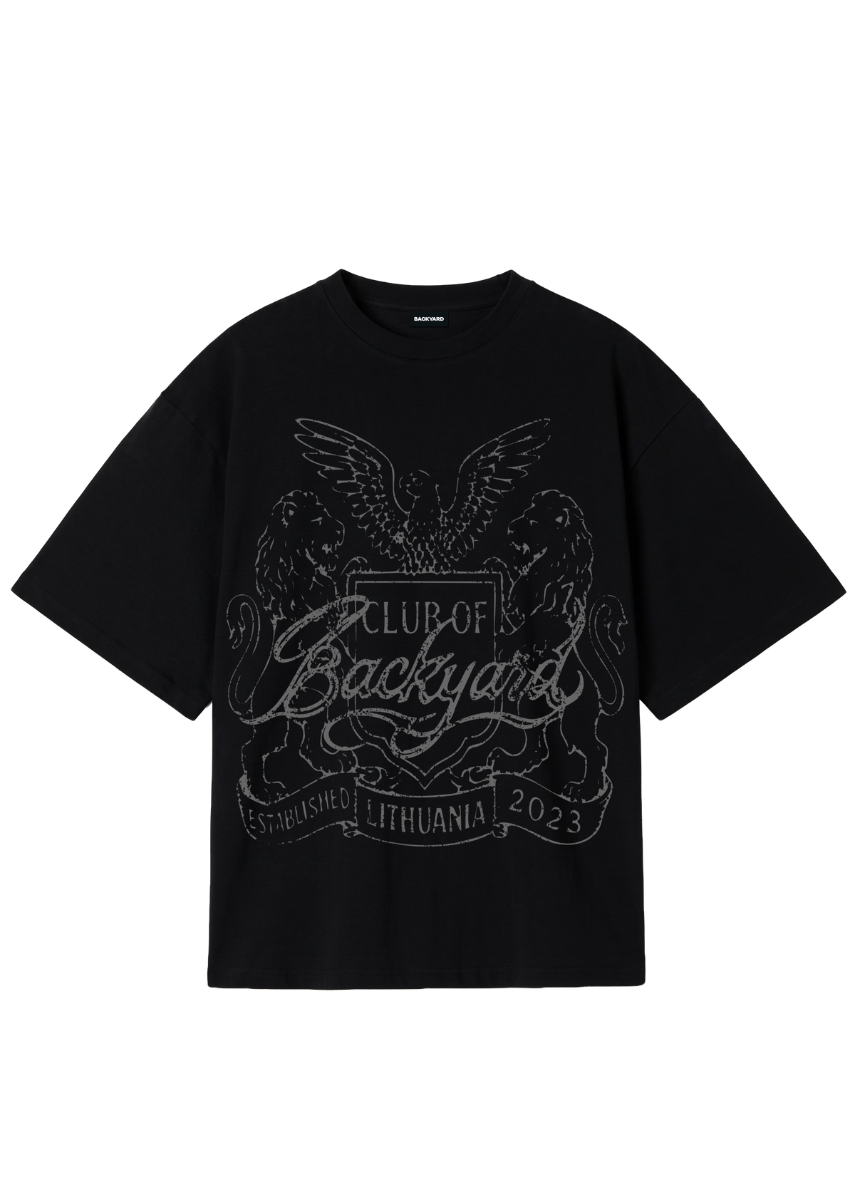 CLUB OF BACKYARD TEE - BLACK