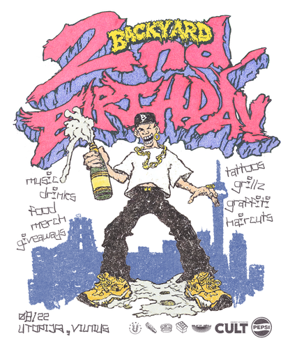 BACKYARD 2ND BIRTHDAY TEE