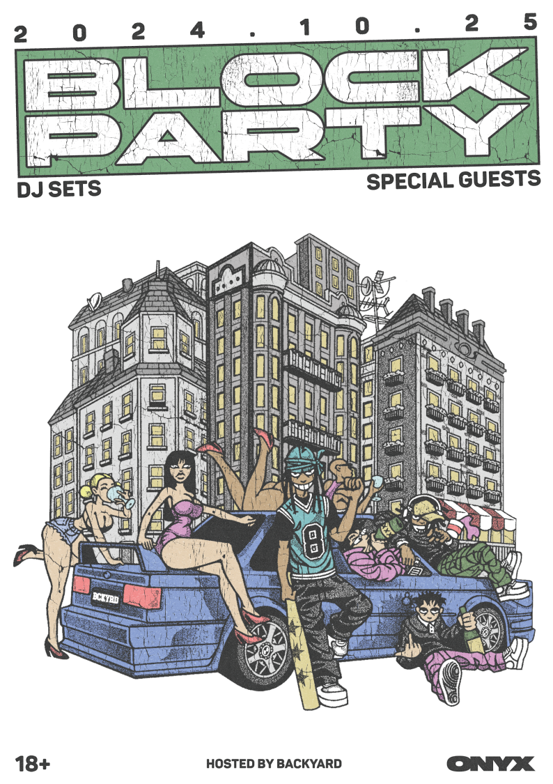 BACKYARD BLOCK PARTY A2 POSTER