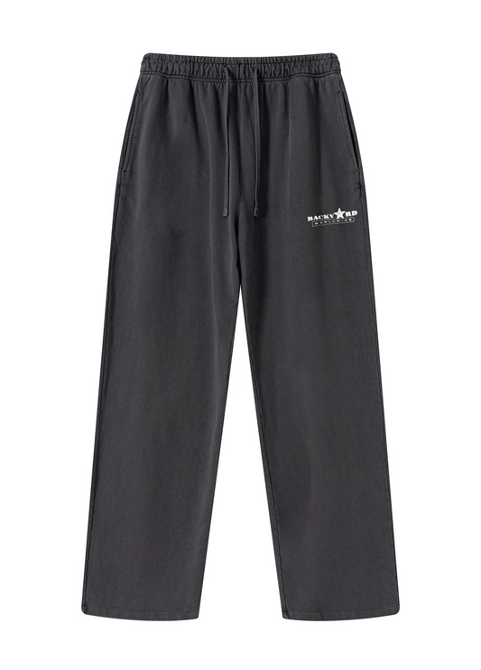 BACKYARD WORLDWIDE WASHED JOGGERS - DARK GREY