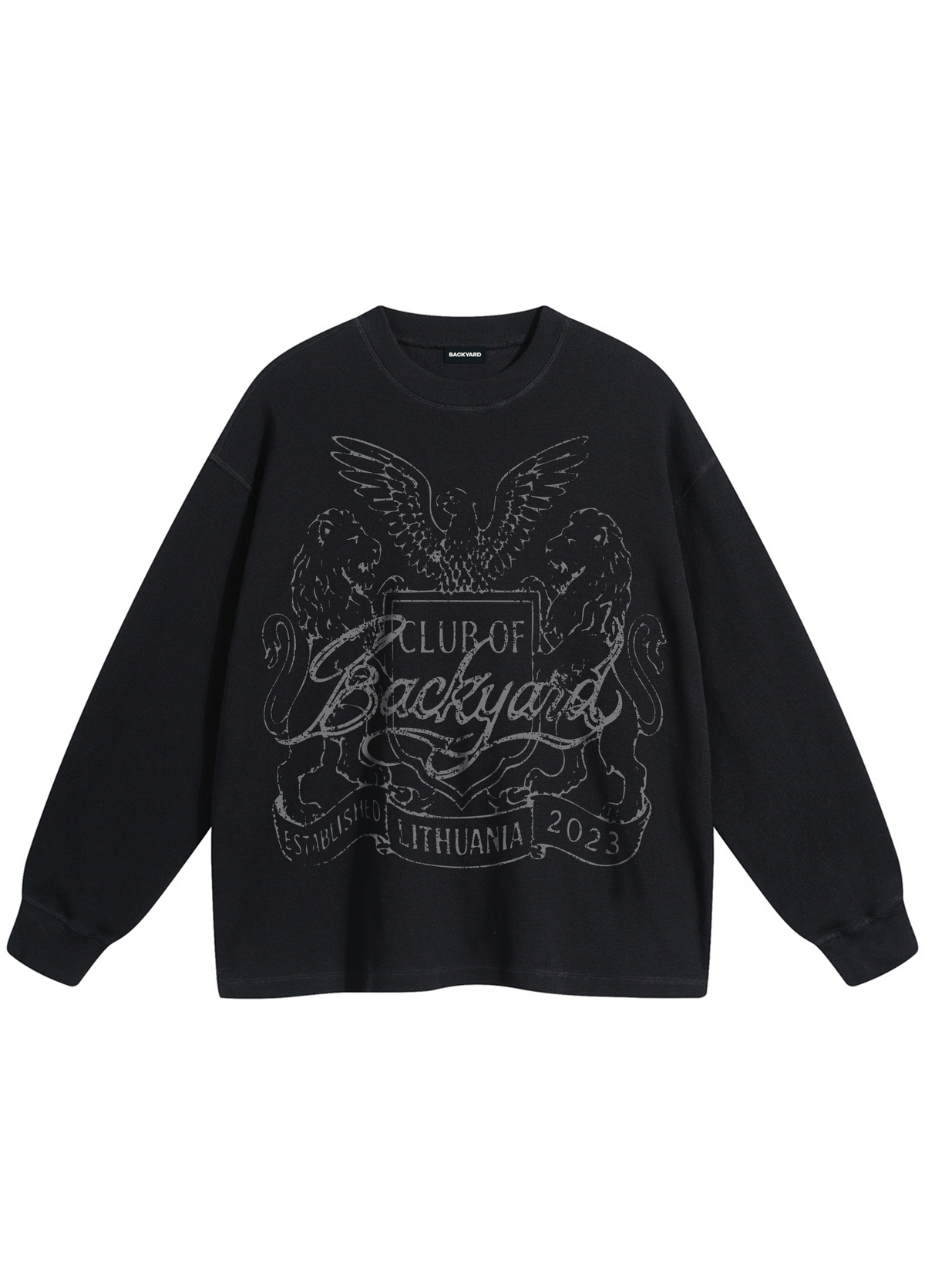 CLUB OF BACKYARD WAFFLE LONG SLEEVE