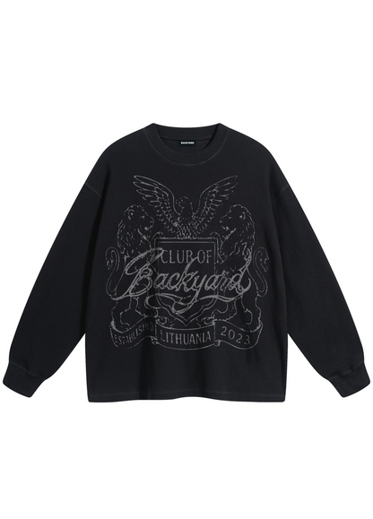 CLUB OF BACKYARD WAFFLE LONG SLEEVE