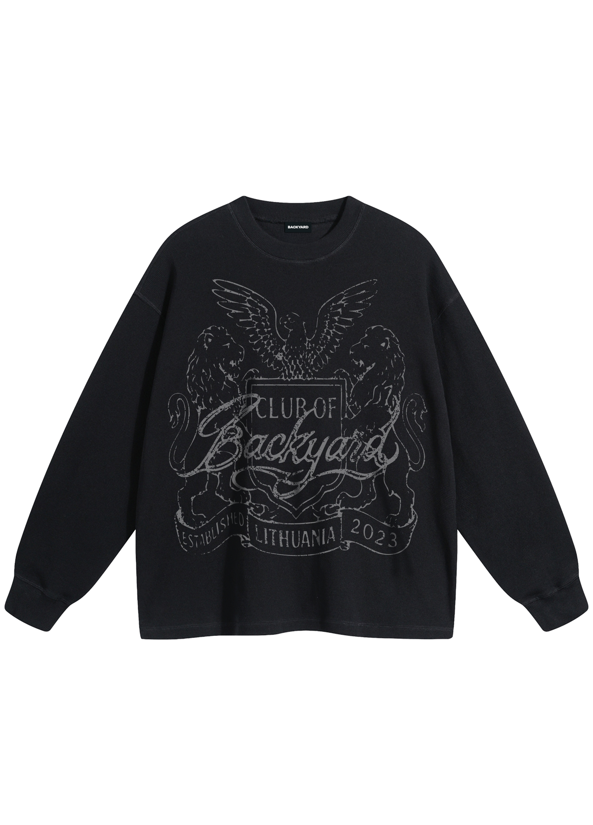 CLUB OF BACKYARD WAFFLE LONG SLEEVE